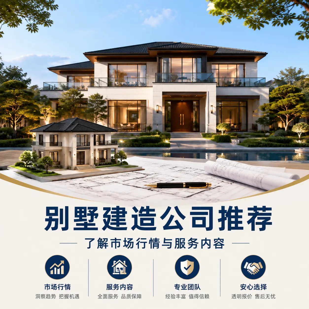 平塘 别墅建造公司推荐:了解市场行情与服务内容