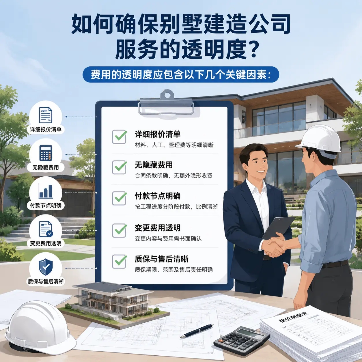 在 平塘 如何确保别墅建造公司服务的透明度?