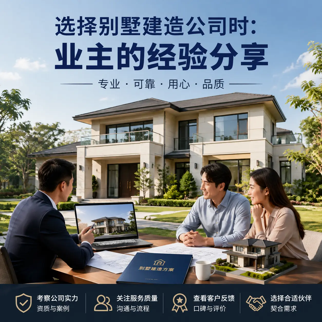选择别墅建造公司时: 平塘 业主的经验分享