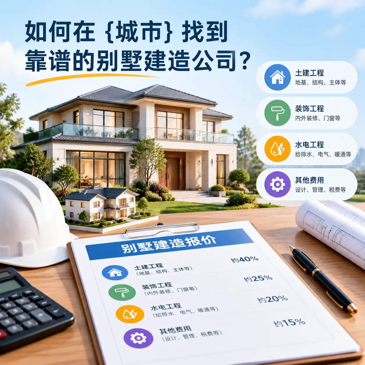 如何在 平塘 找到靠谱的别墅建造公司?