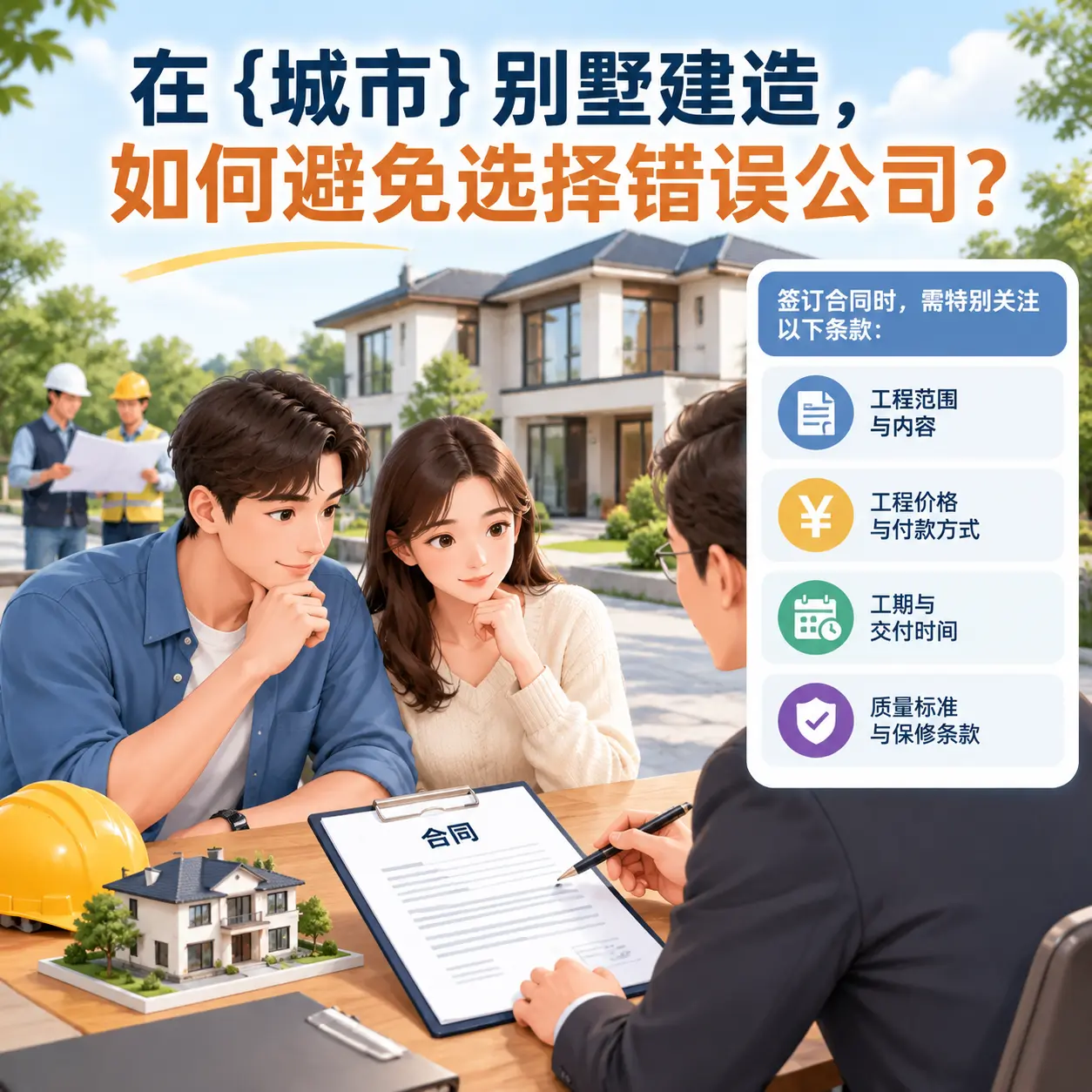 在 平塘 别墅建造,如何避免选择错误公司?