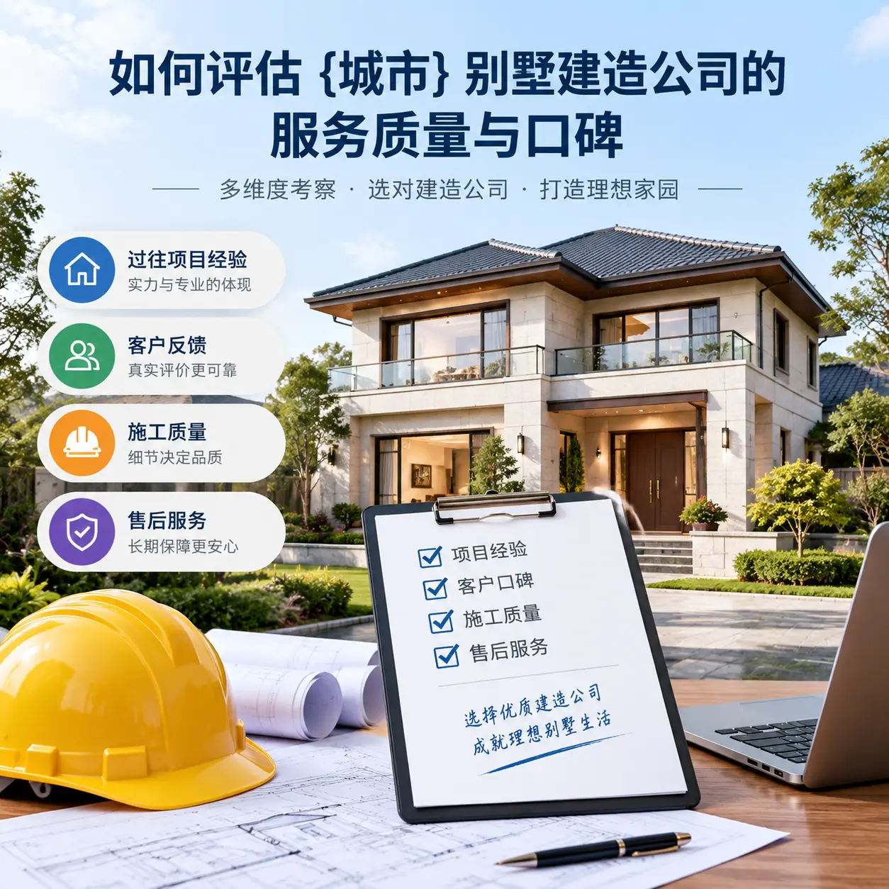 如何评估 平塘 别墅建造公司的服务质量与口碑