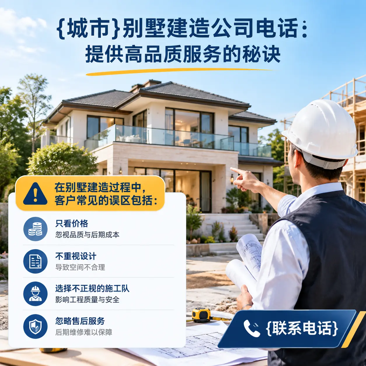 平塘别墅建造公司电话:提供高品质服务的秘诀