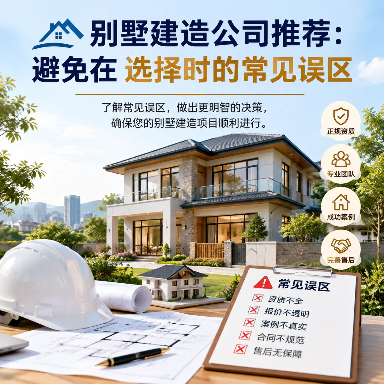 别墅建造公司推荐：避免在 平塘 选择时的常见误区