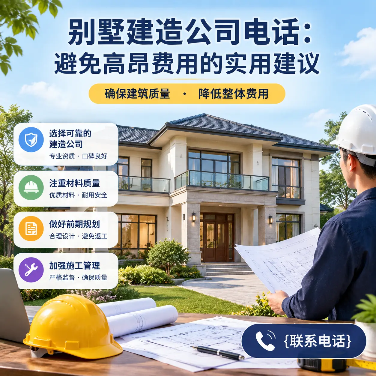 平塘别墅建造公司电话:避免高昂费用的实用建议
