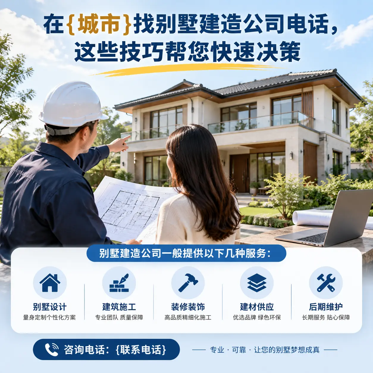 在平塘找别墅建造公司电话，这些技巧帮您快速决策