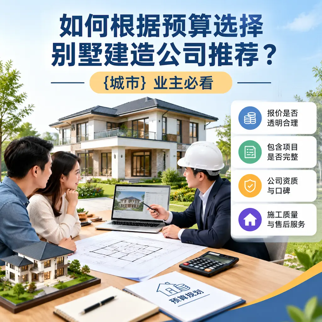 如何根据预算选择别墅建造公司推荐？ 平塘 业主必看